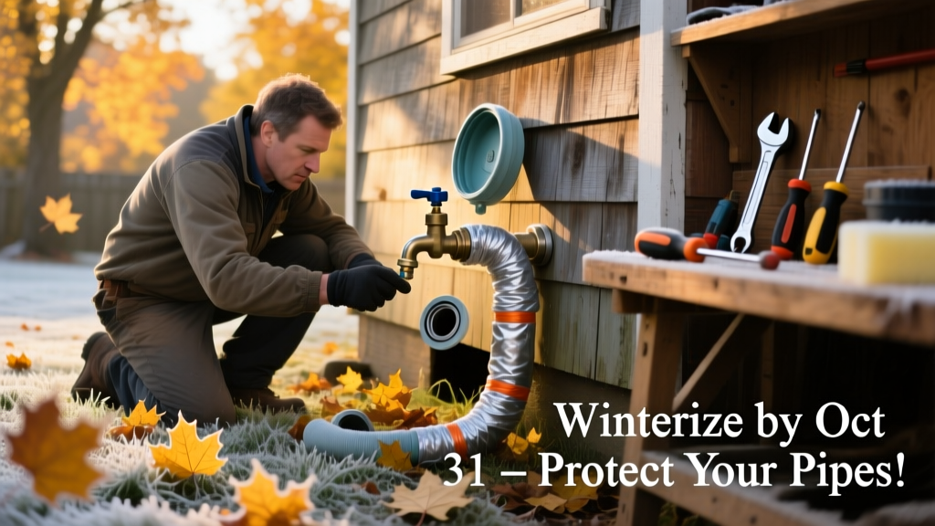 October Outdoor Faucet Winterization Checklist