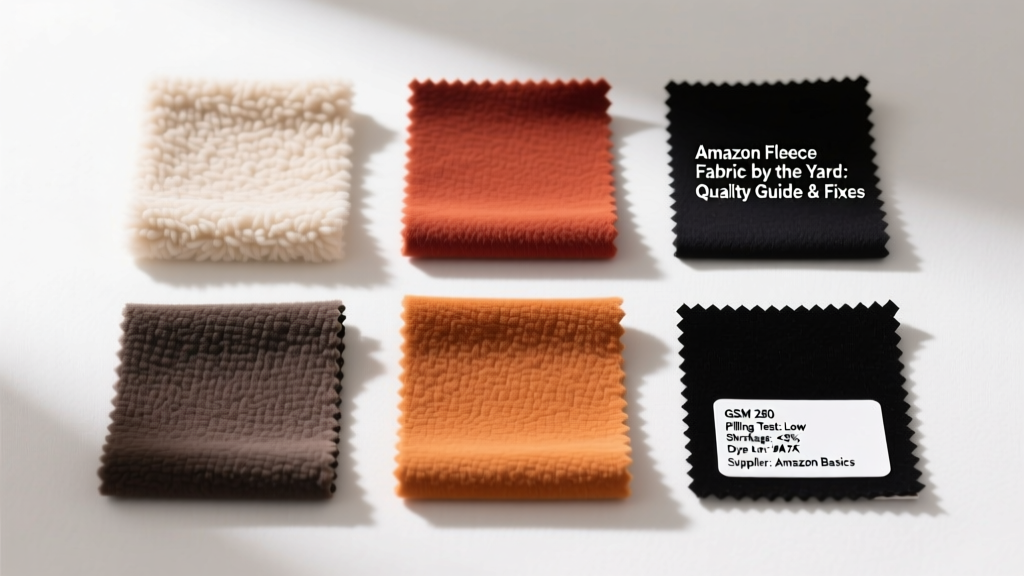 Amazon Fleece Fabric by the Yard: Quality Guide & Fixes