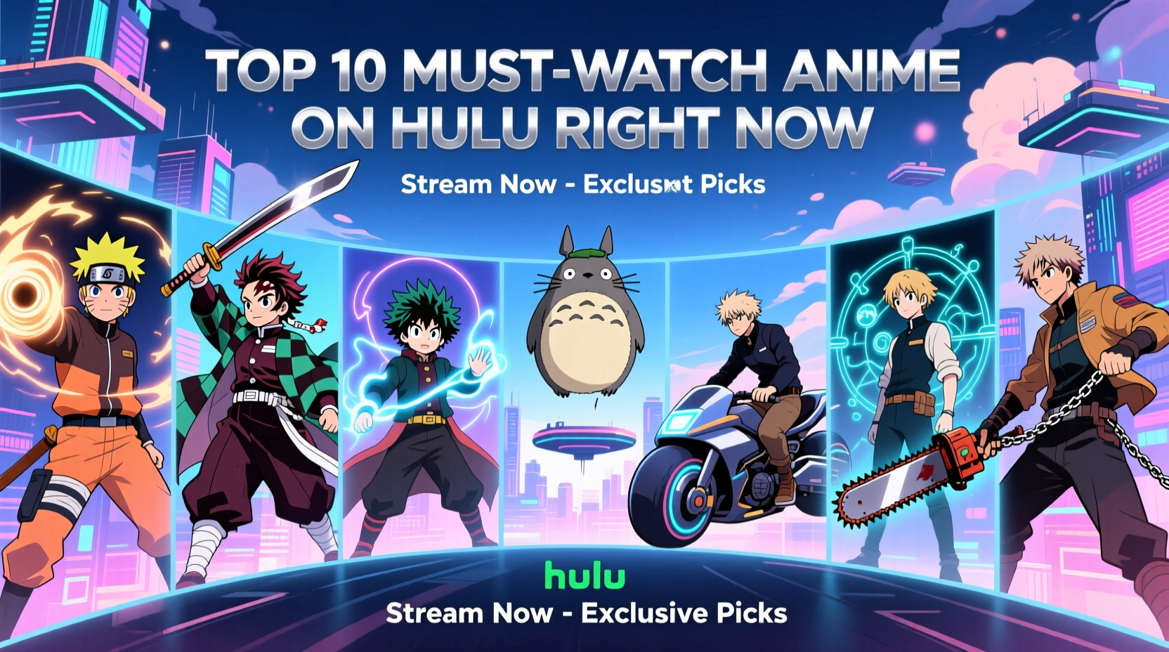 best anime on hulu