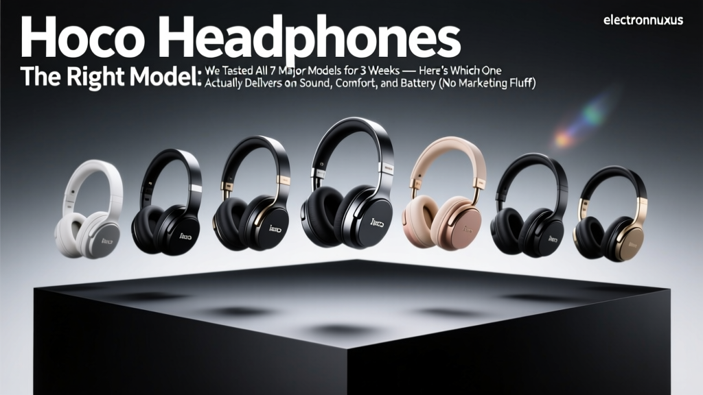 Hoco Headphones The Right Model: We Tested All 7 Major Models for 3 Weeks — Here’s Which One Actually Delivers on Sound, Comfort, and Battery (No Marketing Fluff)