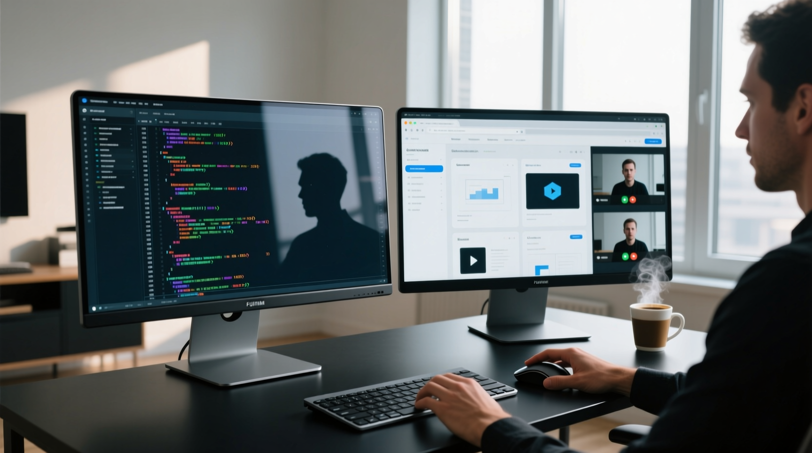 is a dual monitor setup worth it for productivity or just visual overload