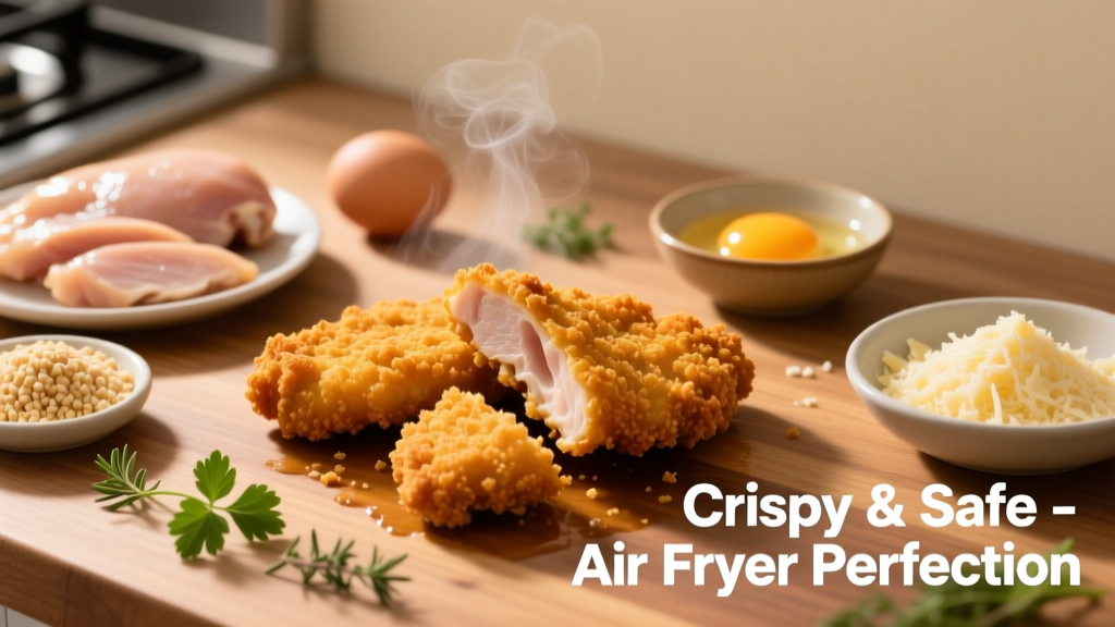 Crumbed Chicken Tenders in Air Fryer: Crispy & Safe