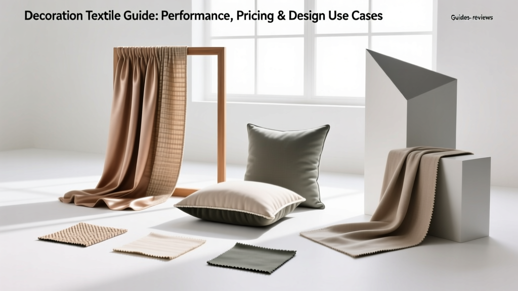 Decoration Textile Guide: Performance, Pricing & Design Use Cases