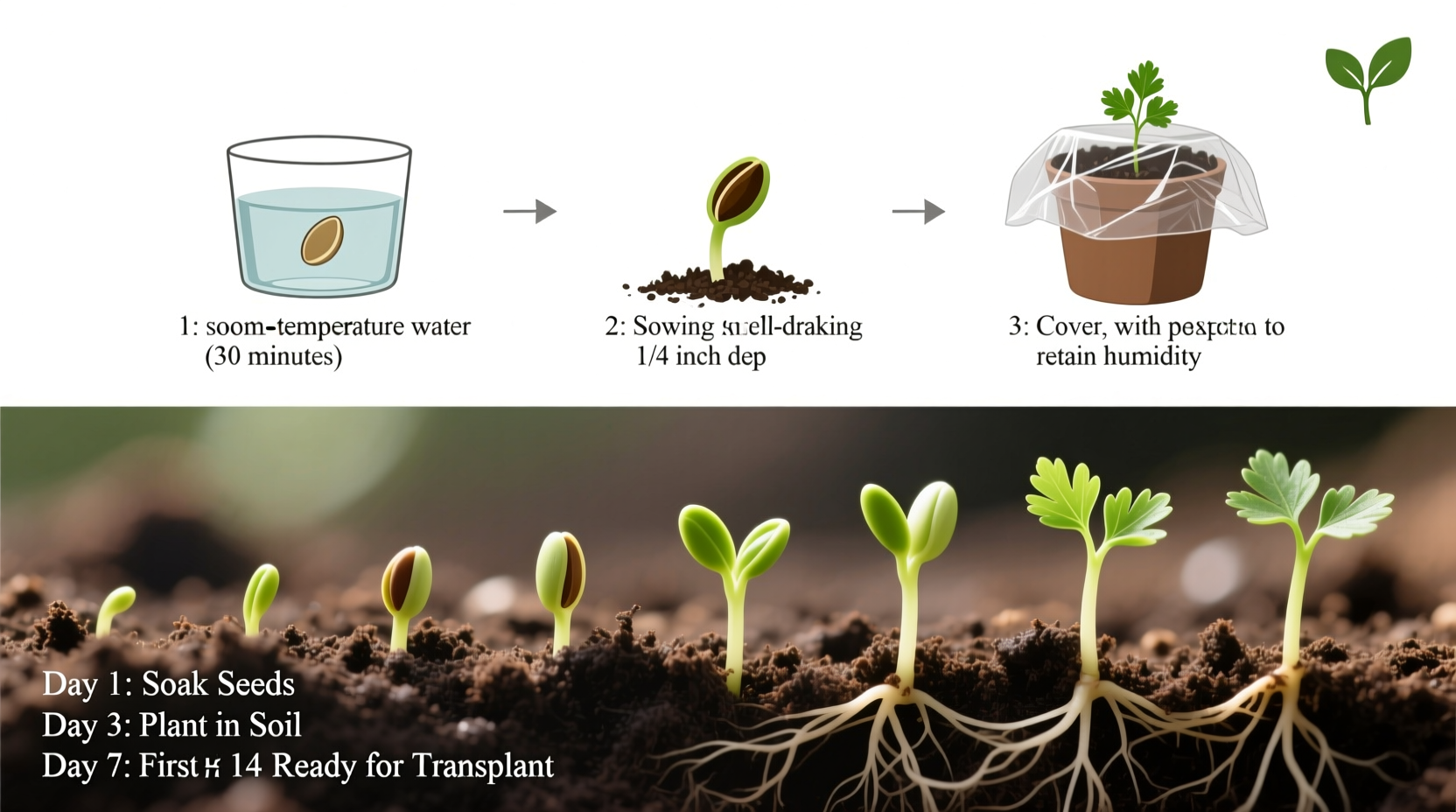Germinate Parsley Seeds in 7 Days | TheHomeSprouts