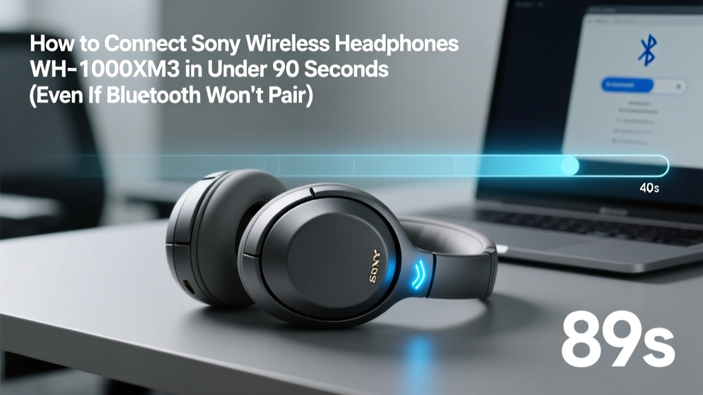 WH-1000XM3 Pairing: Fix Bluetooth in 90 Seconds