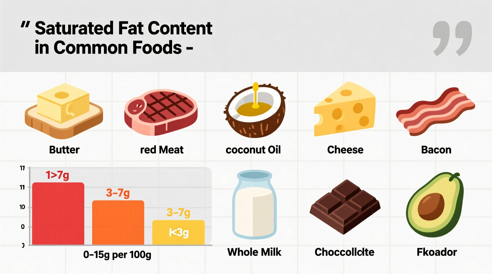 Gesättigte Fettsäuren: Lebensmittel mit hohem Gehalt & Tipps