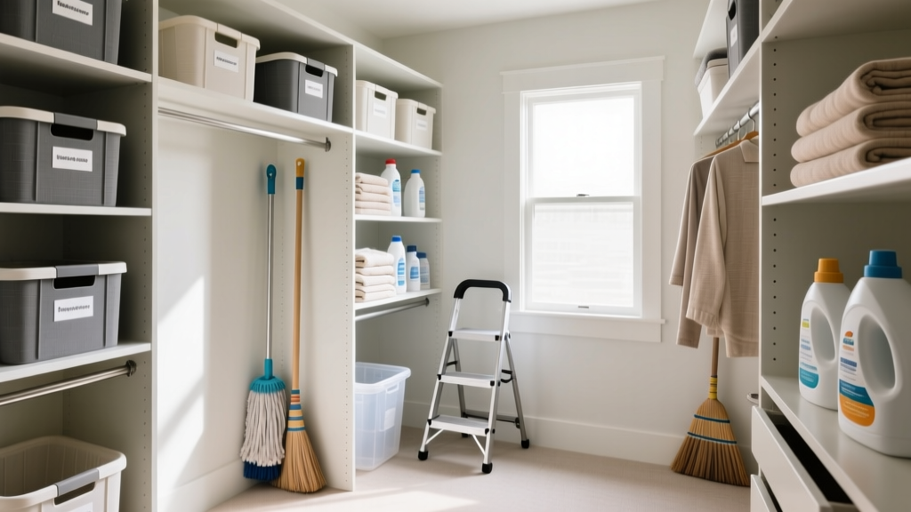 How to Organize a Utility Room Closet (Step-by-Step)