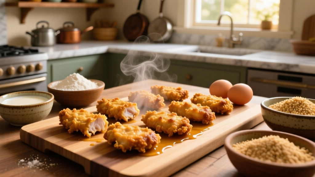 Air Fryer Buttermilk Chicken Tenders: Crispy & Juicy