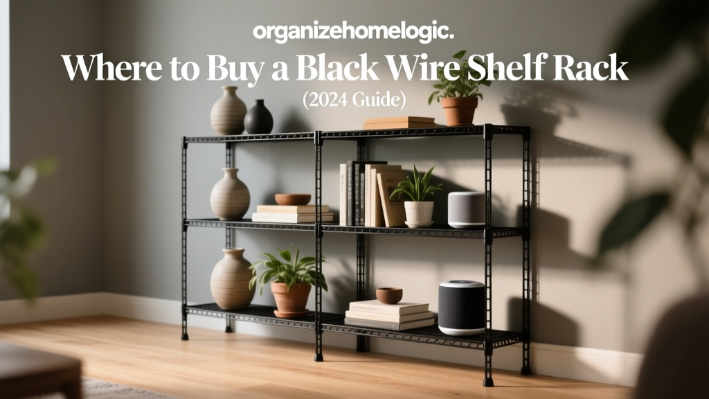 Where to Buy a Black Wire Shelf Rack (2024 Guide)