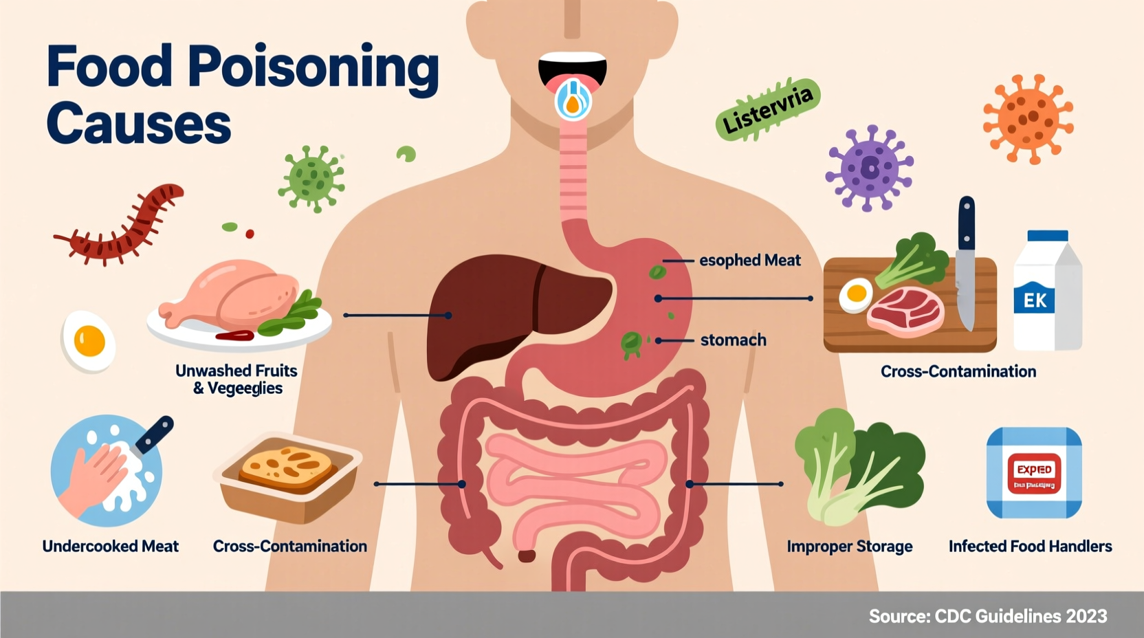 what can cause food poisoning