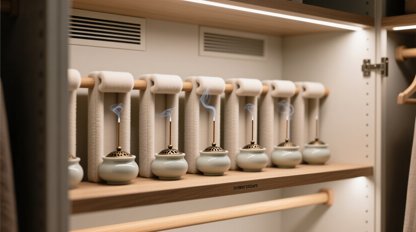 closet organization tips for ceramic incense burners