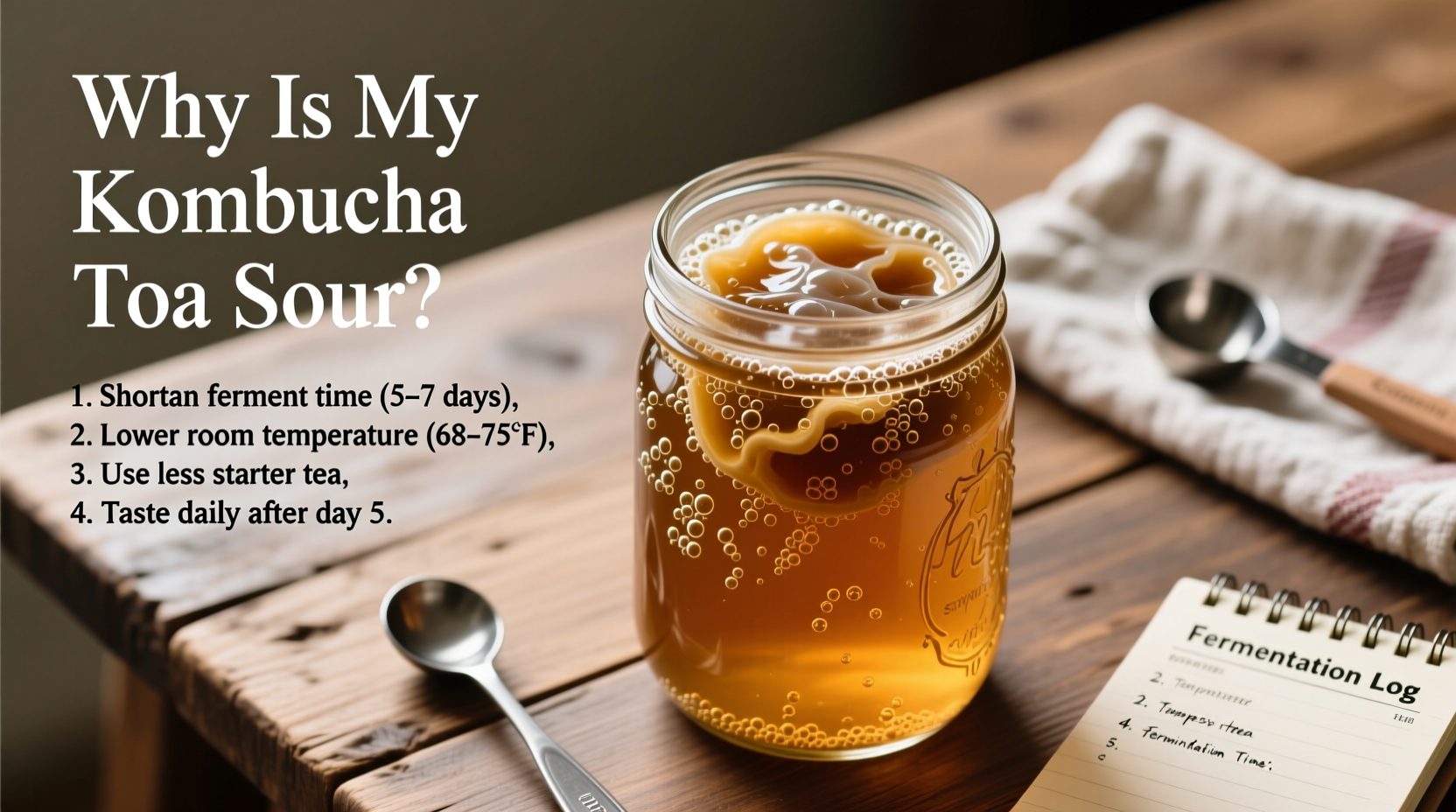 why is my kombucha too sour easy tweaks for your next batch