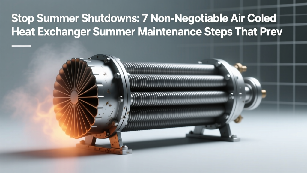 7 Summer Heat Exchanger Maintenance Steps