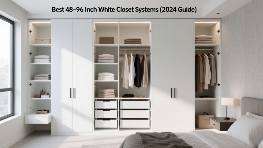 Best 48–96 Inch White Closet Systems (2024 Guide)