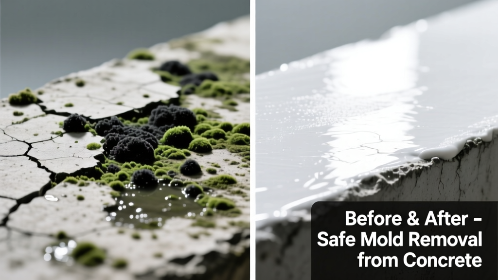 How to Remove Mold from Concrete Surfaces Safely