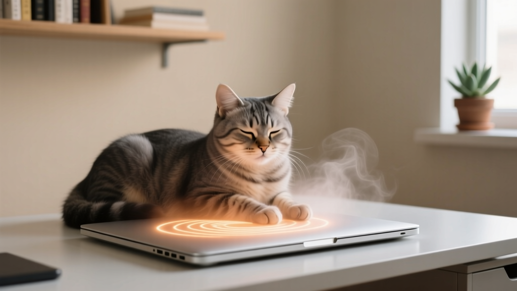 Why Cats Prefer Sitting on Warm Electronics