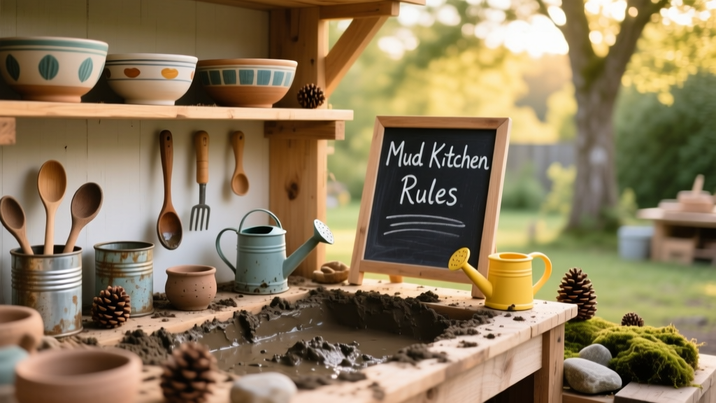 DIY Mud Kitchen for Backyard Play