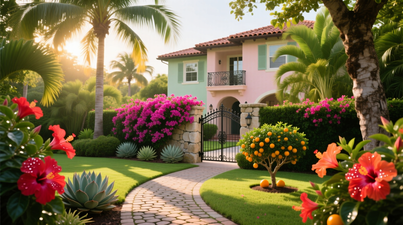 front yard florida landscape plants