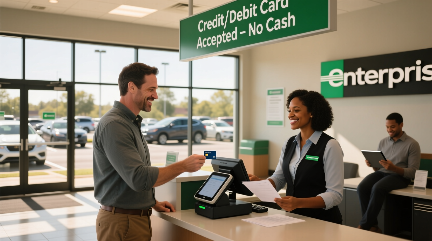 can you rent a car with a debit card enterprise