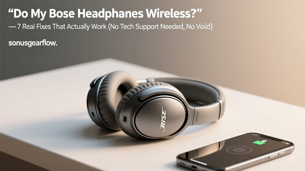 Do My Bose Headphones Wireless? 7 Working Fixes