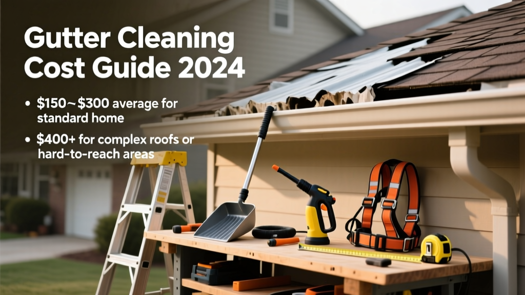 Gutter Cleaning Cost: Price Guide for Homes