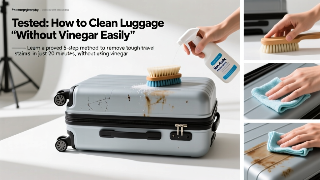 Tested: How to Clean Luggage Without Vinegar Easily