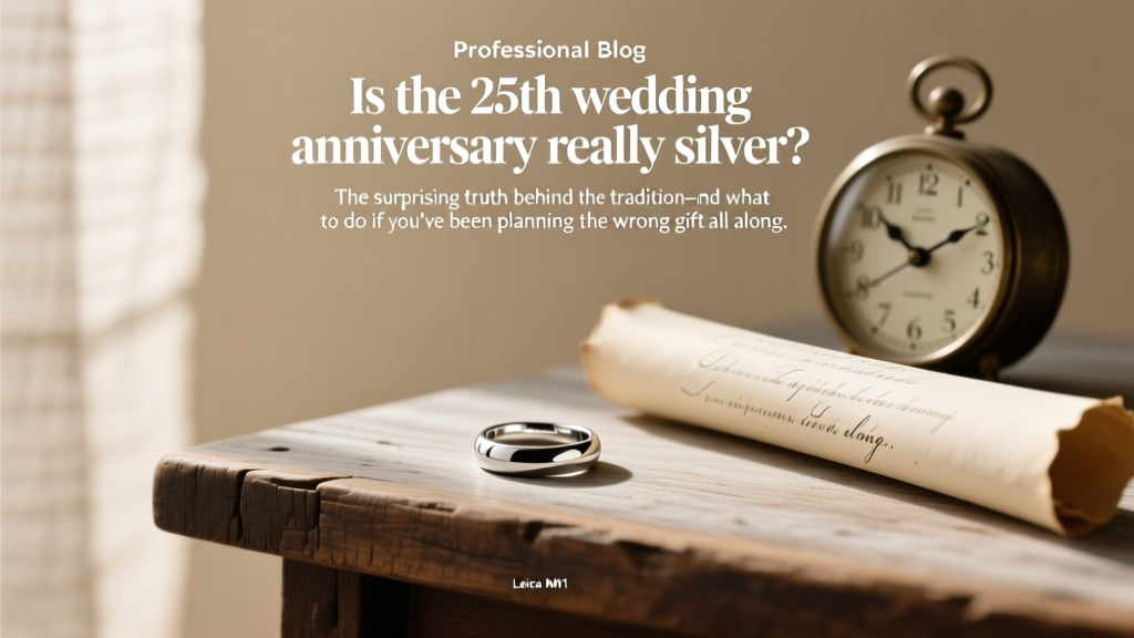 25th Wedding Anniversary Silver: Truth & Modern Ideas