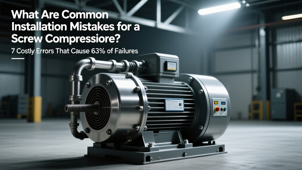 7 Screw Compressor Installation Mistakes That Cause Early