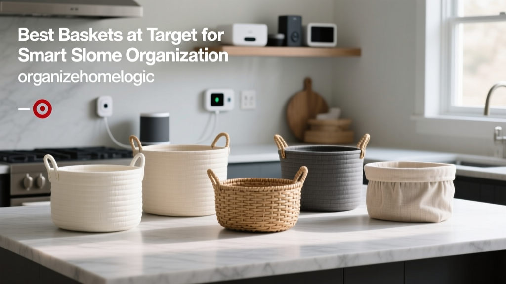 Best Baskets at Target for Smart Home Organization