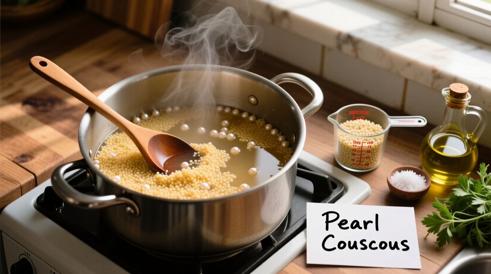 how do you cook pearl couscous