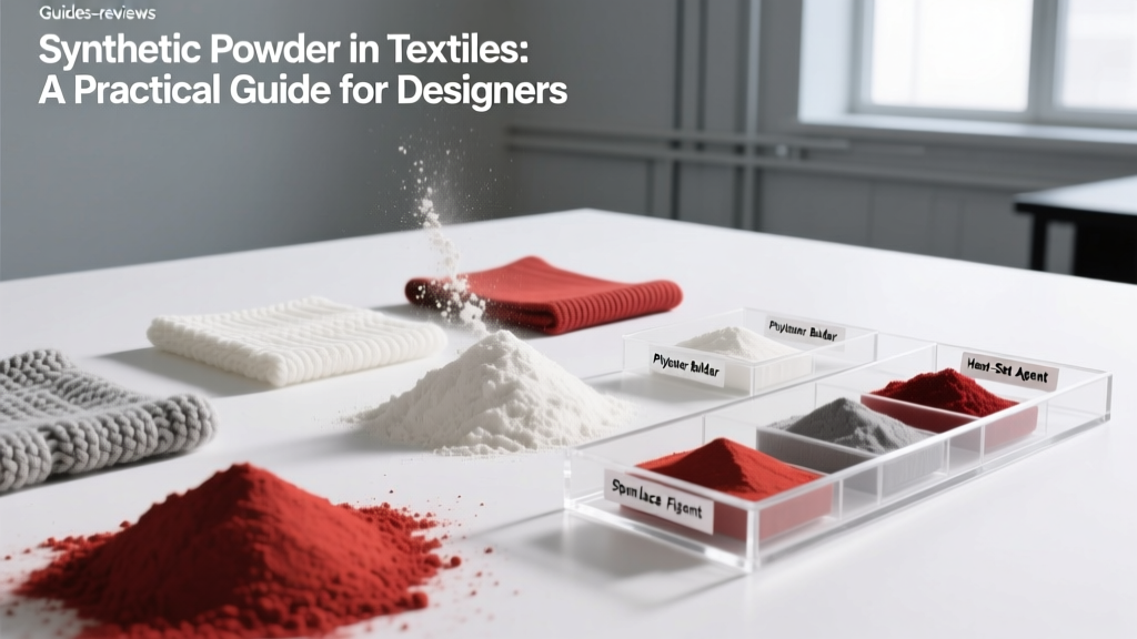 Synthetic Powder in Textiles: A Practical Guide for Designers