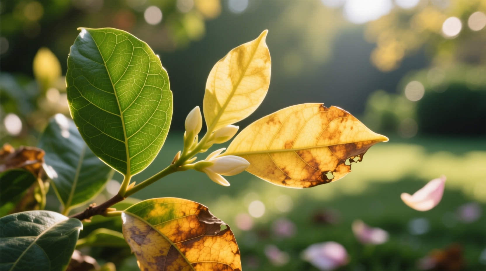 jasmine leaves turning yellow