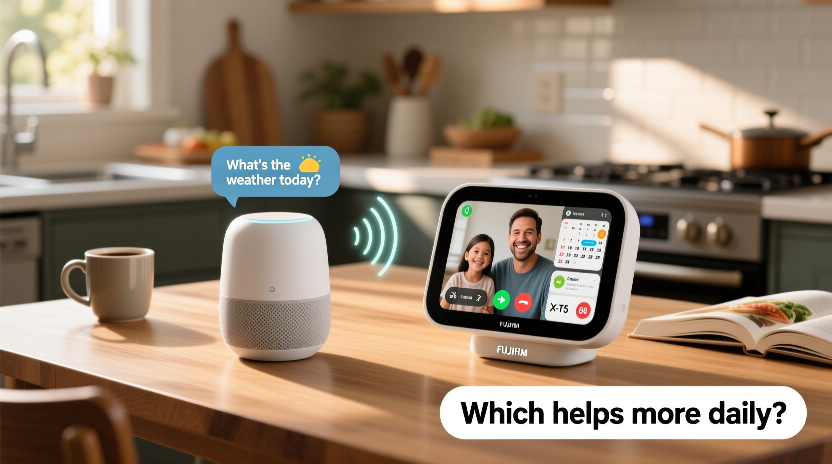 voice assistant speaker vs smart display which helps more daily