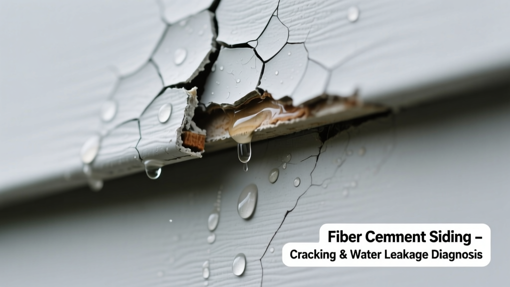 Fiber Cement Siding Cracking & Leaking Water: Quick Diagnosis