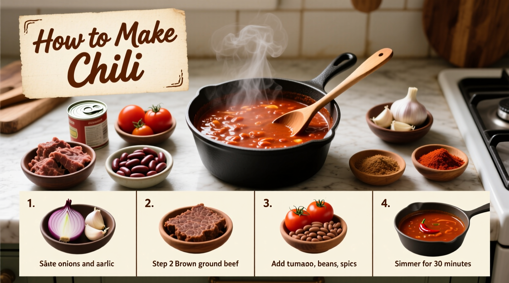 how to make chili a simple stepbystep guide