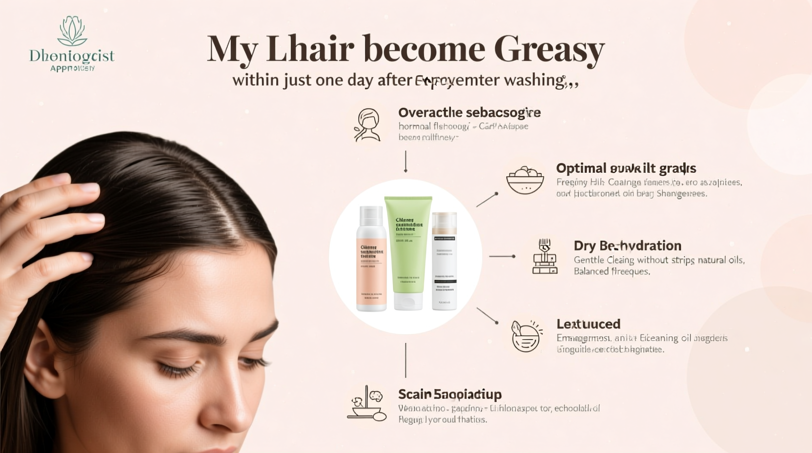 why is my hair greasy just one day after washing and how to prevent it