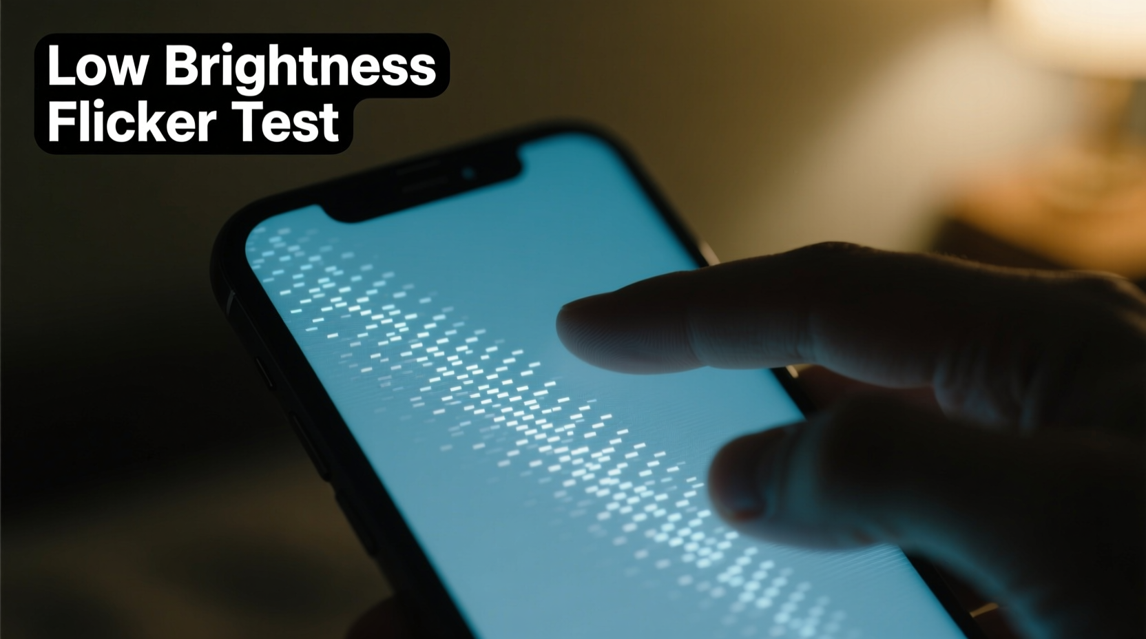 why is my phone screen flickering in low brightness mode