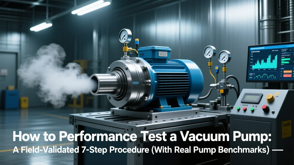 Vacuum Pump Performance Test: 7-Step ISO 21809 Guide