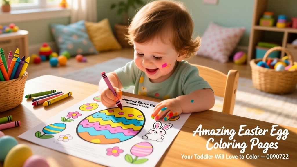 Amazing Easter Egg Coloring Pages Your Toddler Will Love To Color