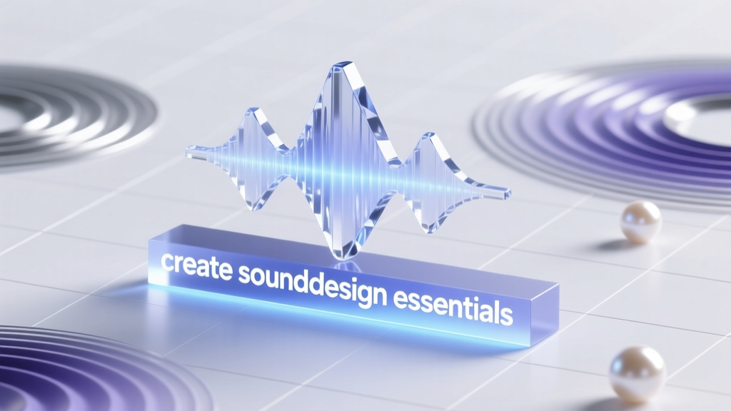 Create Sound Design Essentials: Tools, Techniques, and Real-World Standards