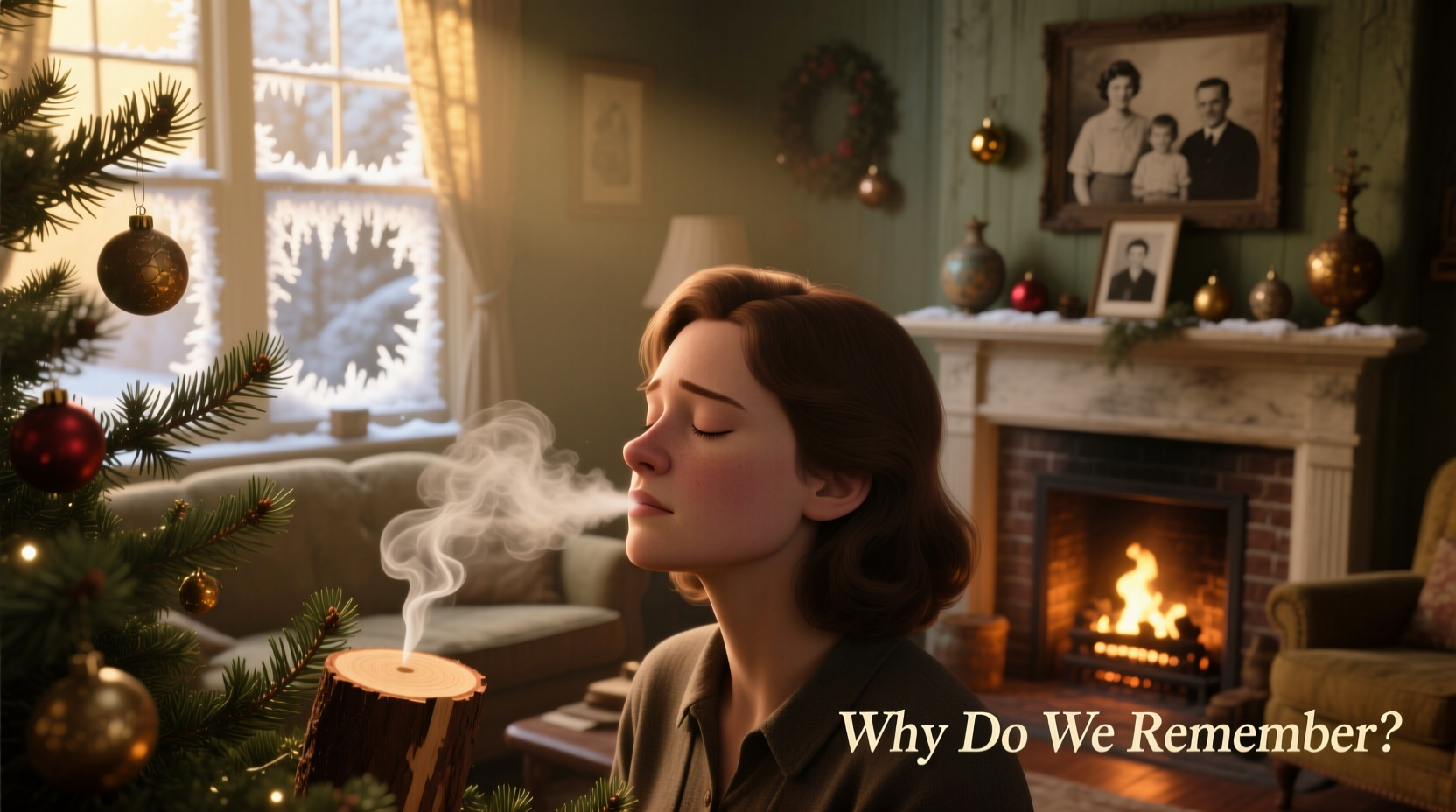 why do some people experience nostalgia when smelling christmas trees