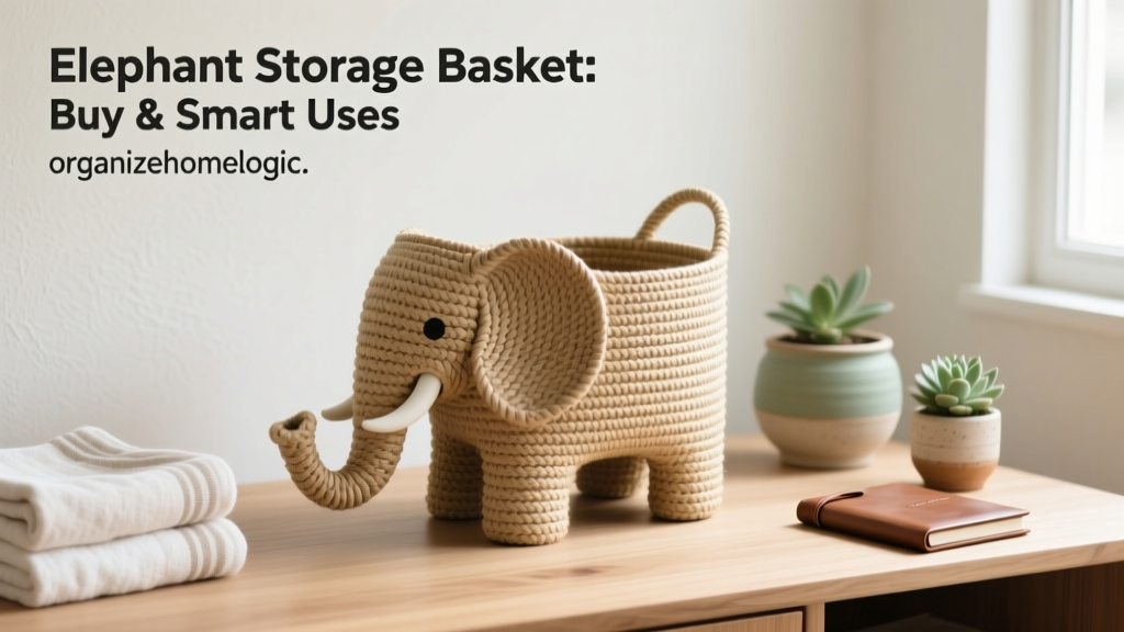 Elephant Storage Basket: Buy & Smart Uses