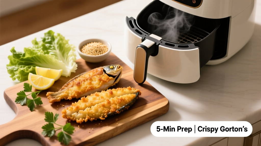 Crispy Gorton’s Potato Crunch Fish in Air Fryer