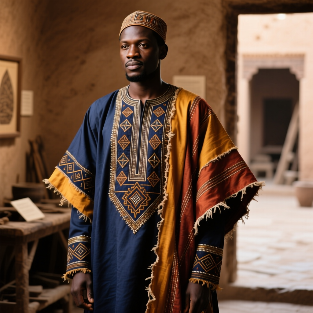 The Heritage of the Nigerian Hausa Babban Riga: Tailoring, Embroidery, and Cultural Identity