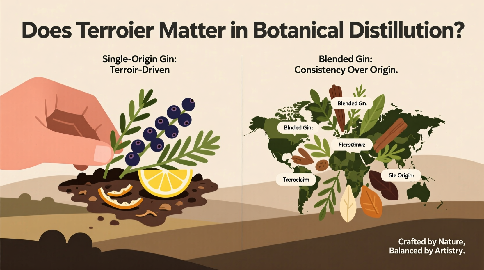 single-origin gin vs blended gin does terroir matter in botanical distillation