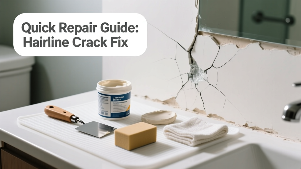 Fix Hairline Crack Plaster in Bathroom: Quick Repair Guide