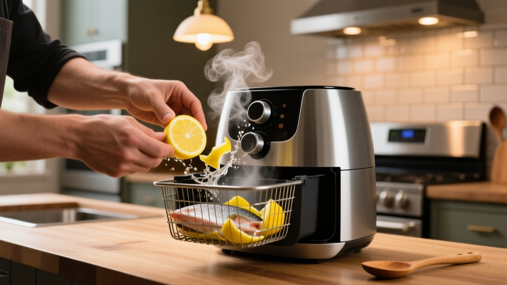 Fixing Air Fryer Odors After Cooking Fish: The Lemon-Peel...