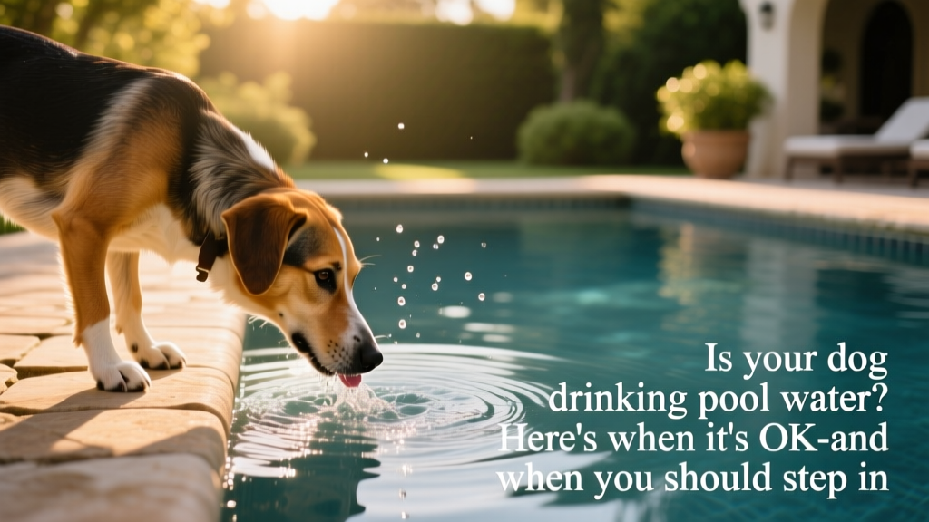 Is Your Dog Drinking Pool Water? Here's When It's OK and When You Should Step In