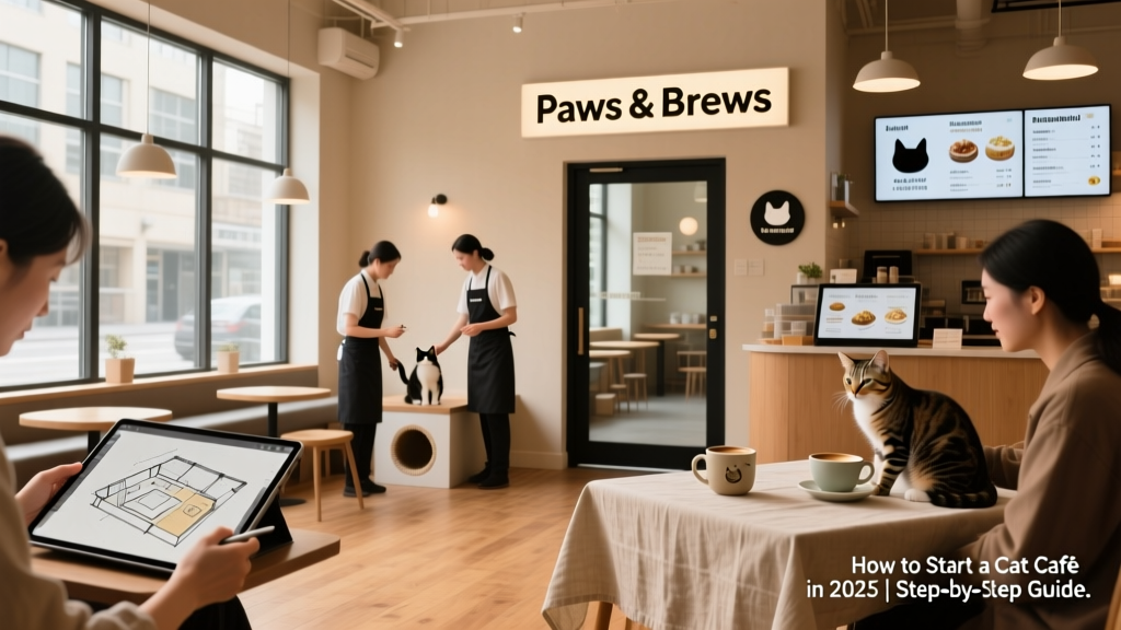 How to Start a Cat Café in 2025: Step-By-Step Guide