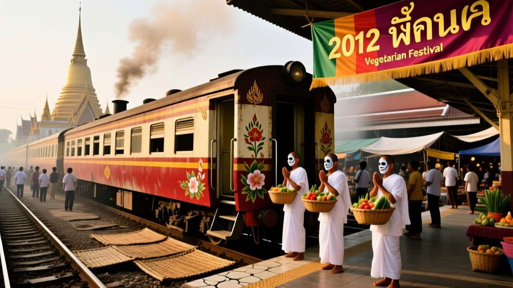 Thailand Vegetarian Festival 2012 in Bangkok: Logistics, Rituals, and Urban Mobility Insights